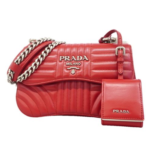 Leather Shoulder Bag (Pre-Owned) - Prada - Modalova