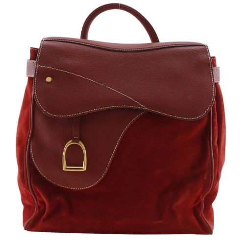 Suede Leather Backpack (Pre-Owned) - Gucci - Modalova