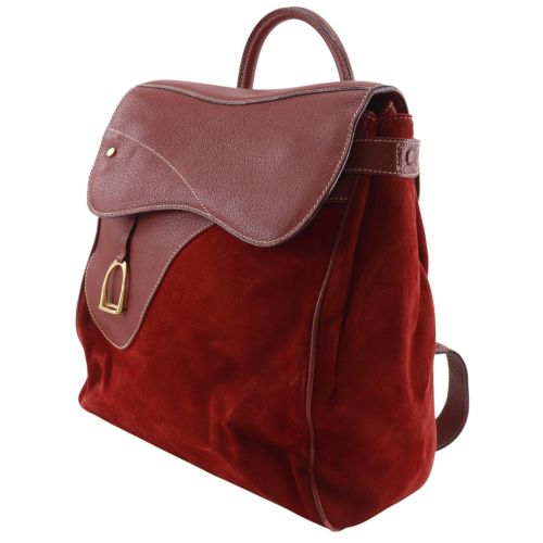 Suede Leather Backpack (Pre-Owned) - Gucci - Modalova