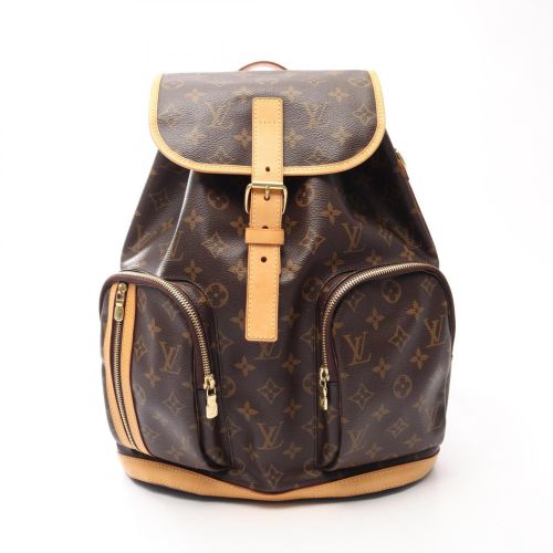 Coated Canvas Monogram Leather Backpack Handbag (Pre-Owned) - Louis Vuitton - Modalova