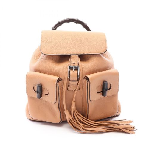 Leather Backpack (Pre-Owned) - Gucci - Modalova
