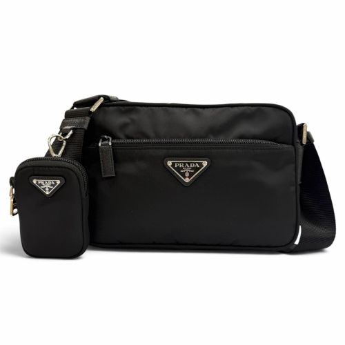 Nylon Leather Shoulder Bag (Pre-Owned) - Prada - Modalova