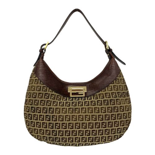 Leather Canvas Shoulder Bag (Pre-Owned) - Fendi - Modalova