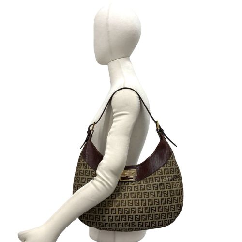 Leather Canvas Shoulder Bag (Pre-Owned) - Fendi - Modalova