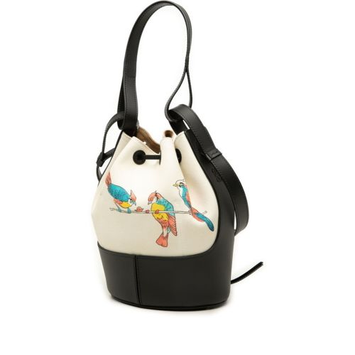 Canvas Leather Shoulder Bag (Pre-Owned) - Loewe - Modalova