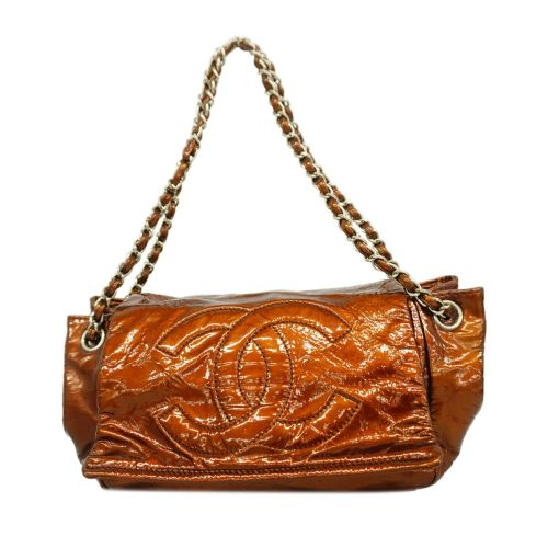 Patent Leather Shoulder Bag (Pre-Owned) - Chanel - Modalova