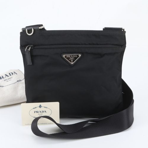 Leather Nylon Shoulder Bag (Pre-Owned) - Prada - Modalova