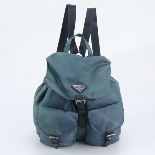 Leather Nylon Backpack Shoulder Bag (Pre-Owned) - Prada - Modalova