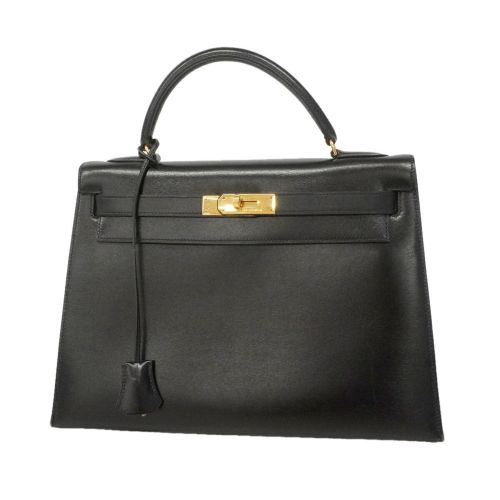 Box Calf Leather Handbag (Pre-Owned) - Hermes - Modalova