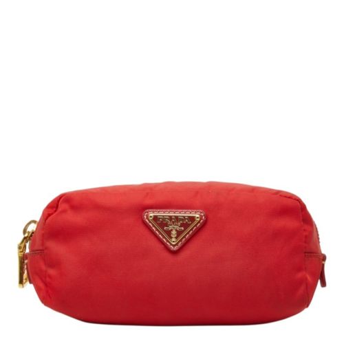 Nylon Leather Pouch (Pre-Owned) - Prada - Modalova
