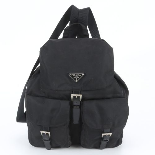 Leather Nylon Backpack (Pre-Owned) - Prada - Modalova
