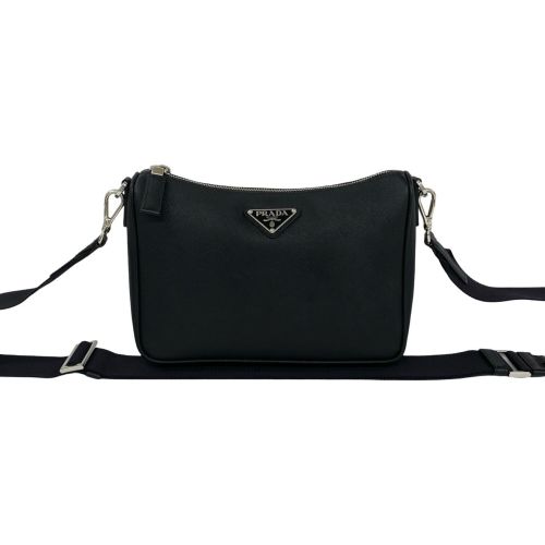 Leather Pochette Shoulder Bag (Pre-Owned) - Prada - Modalova