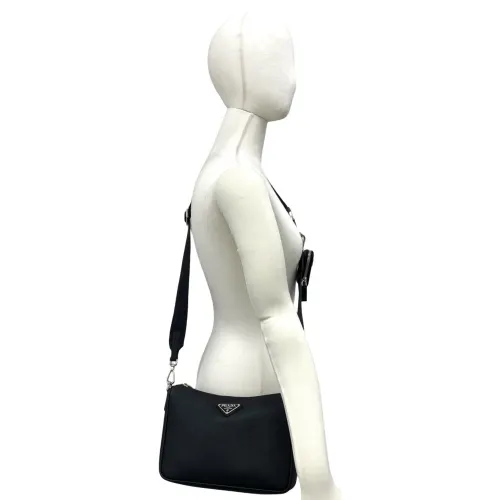 Leather Pochette Shoulder Bag (Pre-Owned) - Prada - Modalova