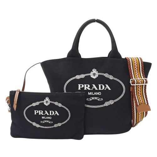 Canvas Handbag Shoulder Bag Tote Bag (Pre-Owned) - Prada - Modalova