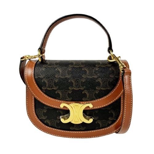 Coated Canvas Leather Shoulder Bag (Pre-Owned) - Celine - Modalova