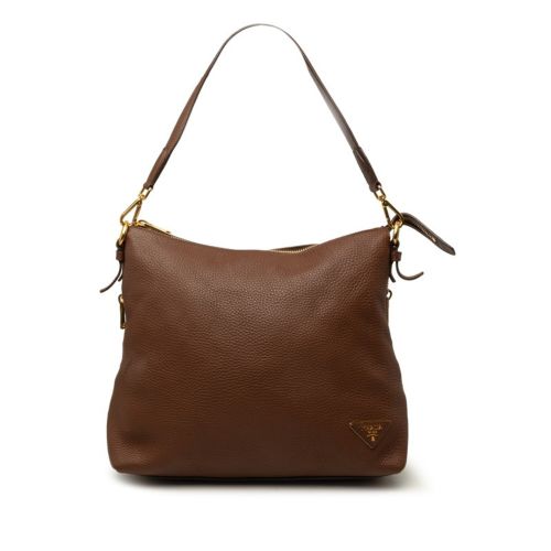 Leather Shoulder Bag (Pre-Owned) - Prada - Modalova