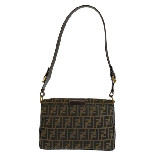 Canvas Leather Shoulder Bag (Pre-Owned) - Fendi - Modalova