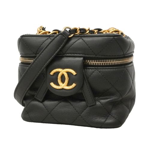 Leather Vanity Bag (Pre-Owned) - Chanel - Modalova