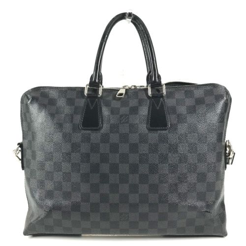Damier Graphite Canvas Briefcase Handbag (Pre-Owned) - Louis Vuitton - Modalova