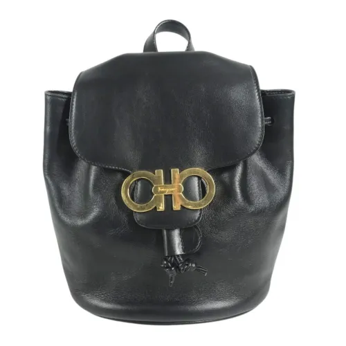 Leather Backpack (Pre-Owned) - Salvatore Ferragamo - Modalova