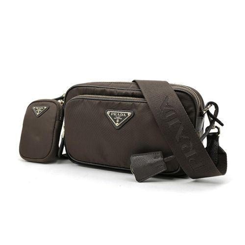 Leather Pouch Shoulder Bag (Pre-Owned) - Prada - Modalova