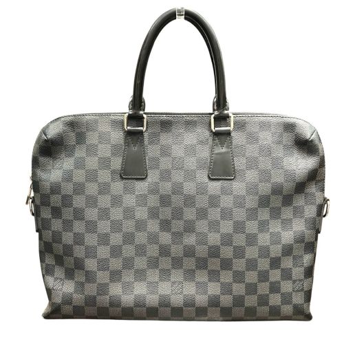 Damier Graphite Leather Briefcase (Pre-Owned) - Louis Vuitton - Modalova