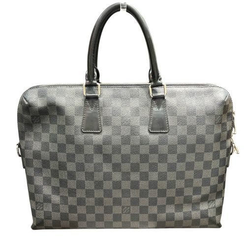 Damier Graphite Leather Briefcase (Pre-Owned) - Louis Vuitton - Modalova