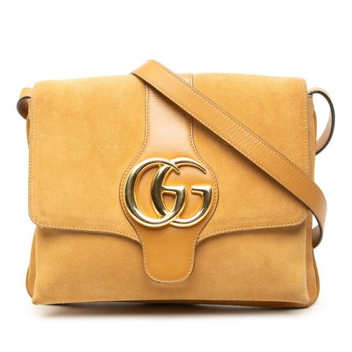 Suede Shoulder Bag (Pre-Owned) - Gucci - Modalova