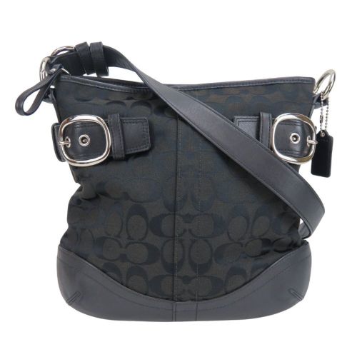 Canvas Leather Shoulder Bag (Pre-Owned) - Coach - Modalova