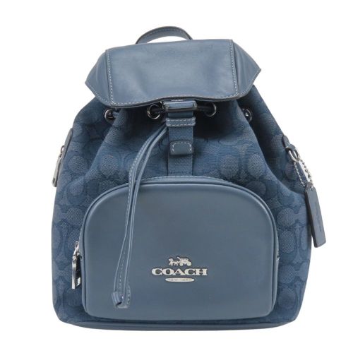 Canvas Leather Backpack (Pre-Owned) - Coach - Modalova