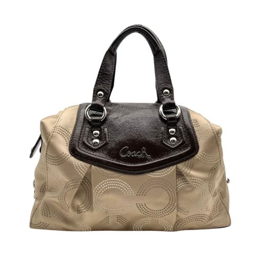 Canvas Leather Handbag Shoulder Bag (Pre-Owned) - Coach - Modalova