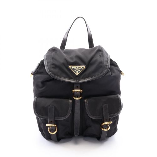 Nylon Leather Backpack (Pre-Owned) - Prada - Modalova