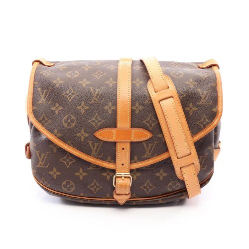 Coated Canvas Pvc Monogram Leather Handbag Shoulder Bag (Pre-Owned) - Louis Vuitton - Modalova