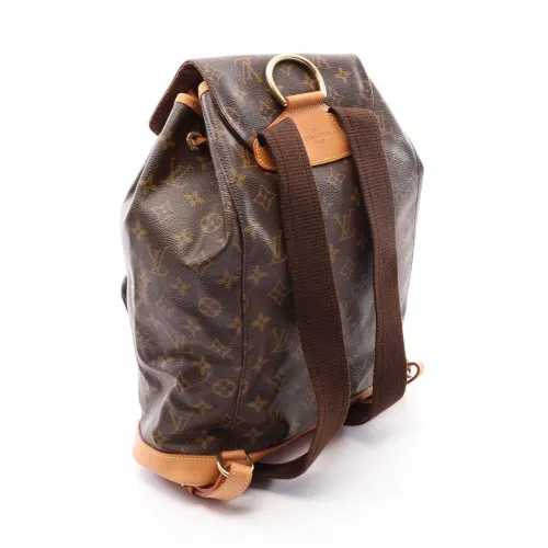 Coated Canvas Leather Backpack Handbag (Pre-Owned) - Louis Vuitton - Modalova