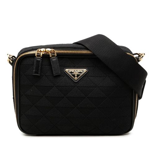 Canvas Leather Shoulder Bag (Pre-Owned) - Prada - Modalova
