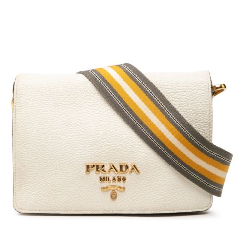 Leather Shoulder Bag (Pre-Owned) - Prada - Modalova