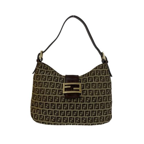 Canvas Leather Shoulder Bag (Pre-Owned) - Fendi - Modalova