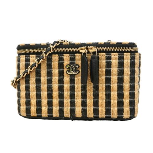 Raffia Vanity Bag (Pre-Owned) - Chanel - Modalova