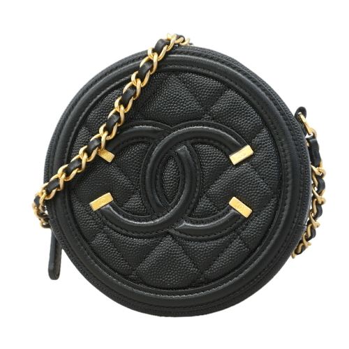 Grained Calfskin Shoulder Bag (Pre-Owned) - Chanel - Modalova