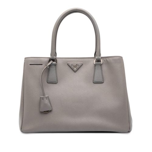 Saffiano Triangle Leather Handbag (Pre-Owned) - Prada - Modalova