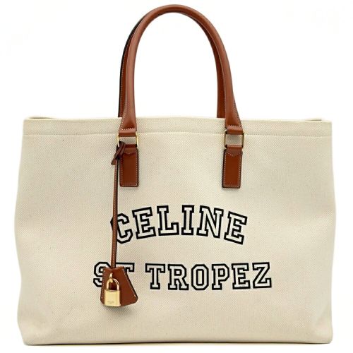 Canvas Leather Tote Bag (Pre-Owned) - Celine - Modalova