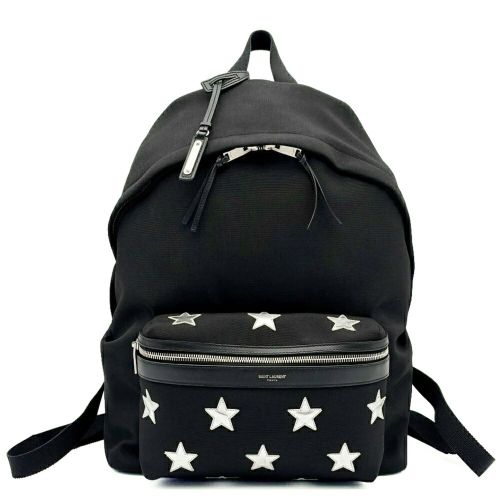 Canvas Leather Backpack (Pre-Owned) - Saint Laurent - Modalova