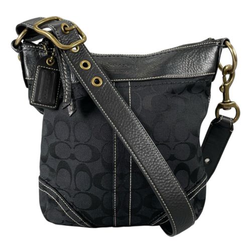 Canvas Leather Shoulder Bag (Pre-Owned) - Coach - Modalova