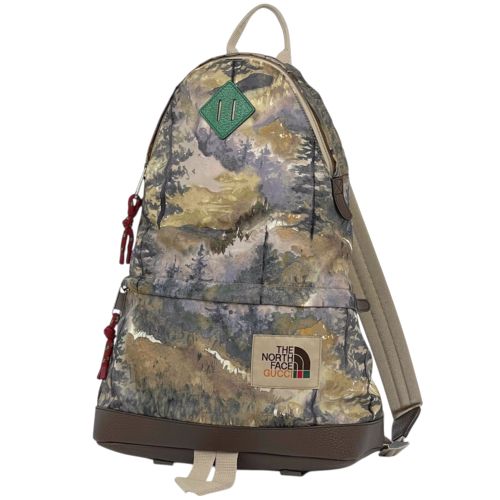 Nylon Leather Backpack (Pre-Owned) - Gucci - Modalova