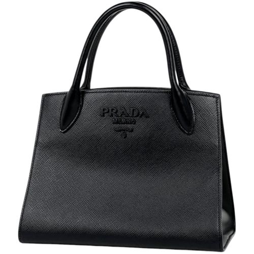 Saffiano Triangle Leather Handbag (Pre-Owned) - Prada - Modalova