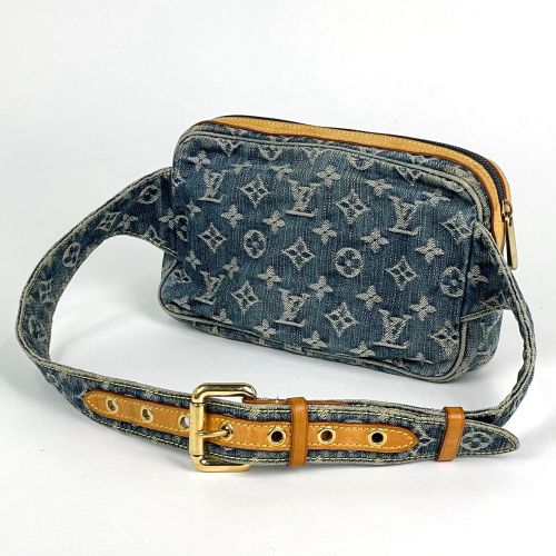 Monogram Denim Sling Bag (Pre-Owned) - Louis Vuitton - Modalova