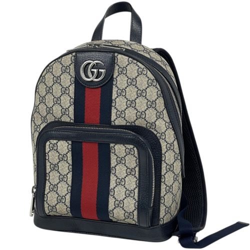 Gg Supreme Leather Backpack (Pre-Owned) - Gucci - Modalova