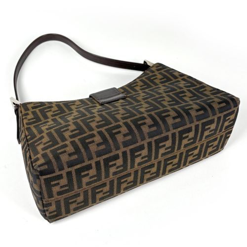 Canvas Leather Shoulder Bag (Pre-Owned) - Fendi - Modalova