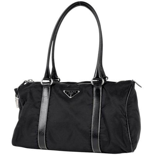 Nylon Leather Handbag (Pre-Owned) - Prada - Modalova