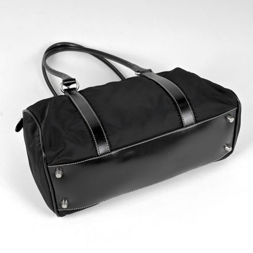 Nylon Leather Handbag (Pre-Owned) - Prada - Modalova